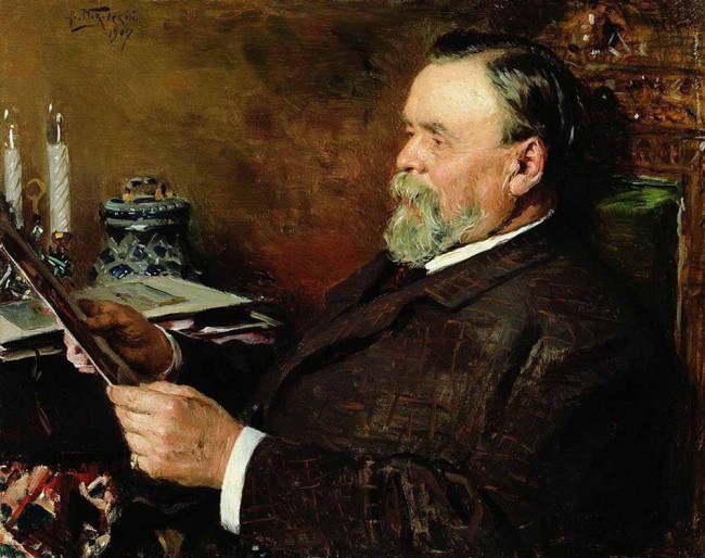 Сочинение по картине: Маковский - "Любитель живописи. Портрет коллекционера И.Е.Цветкова" Сочинение по картине: Маковский - "Любитель живописи. Портрет коллекционера И.Е.Цветкова"