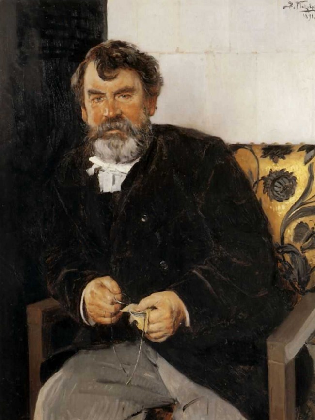 Сочинение по картине: Маковский - "Портрет Е.С.Сорокина"