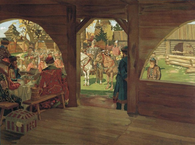 Сочинение по картине: Максимов - "На службу государю"