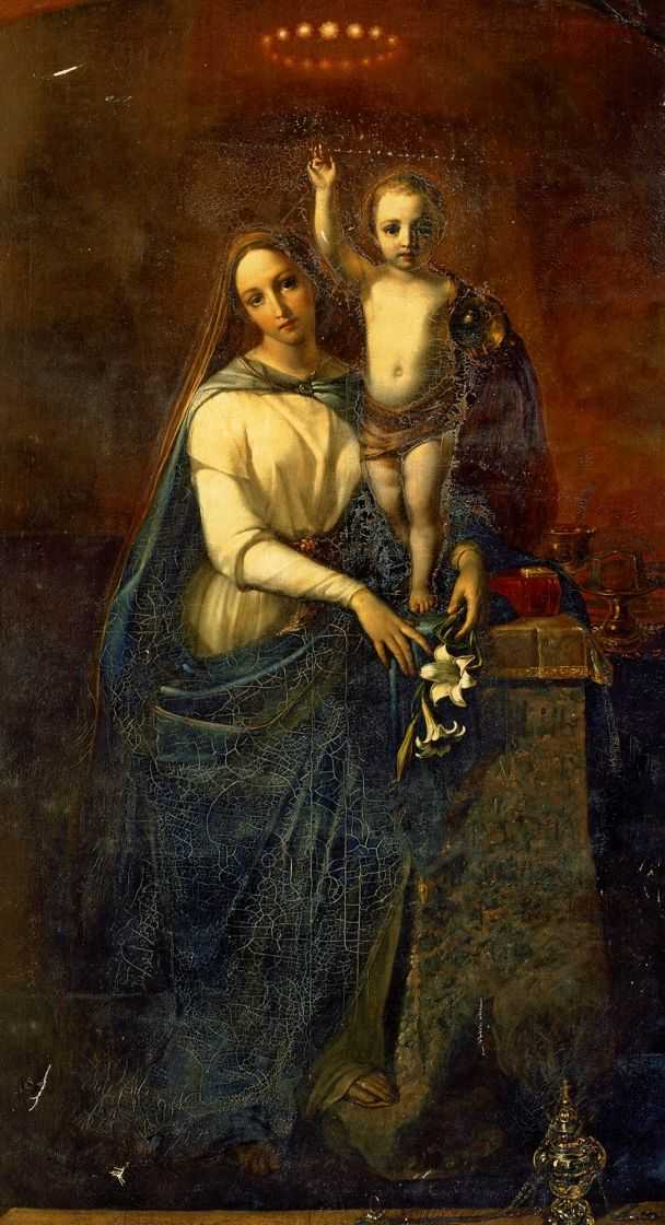 Сочинение по картине: Максимов - "Богоматерь с Младенцем" Сочинение по картине: Максимов - "Богоматерь с Младенцем"