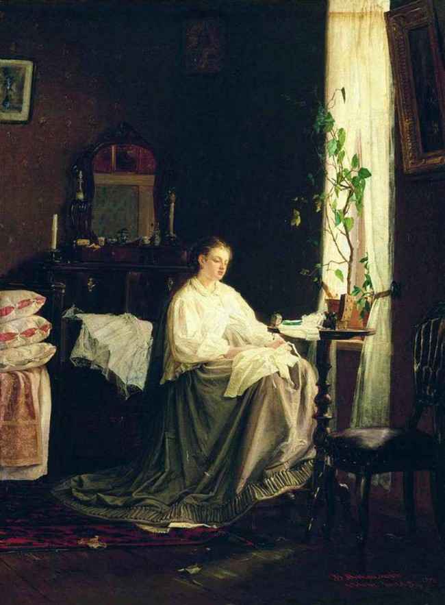 Сочинение по картине: Максимов - "Мечты о будущем"