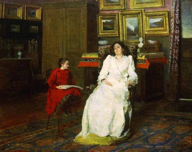 Сочинение по картине: Максимов - "В комнатах"