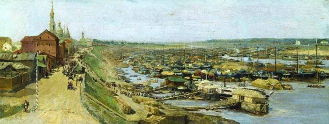 Сочинение по картине: Максимов - "Вид города Рыбинска"