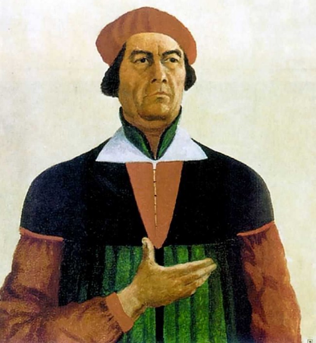 Сочинение по картине: Малевич - "Автопортрет. Художник"