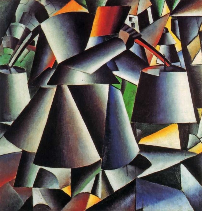 Сочинение по картине: Малевич - "Крестьянки с ведрами"