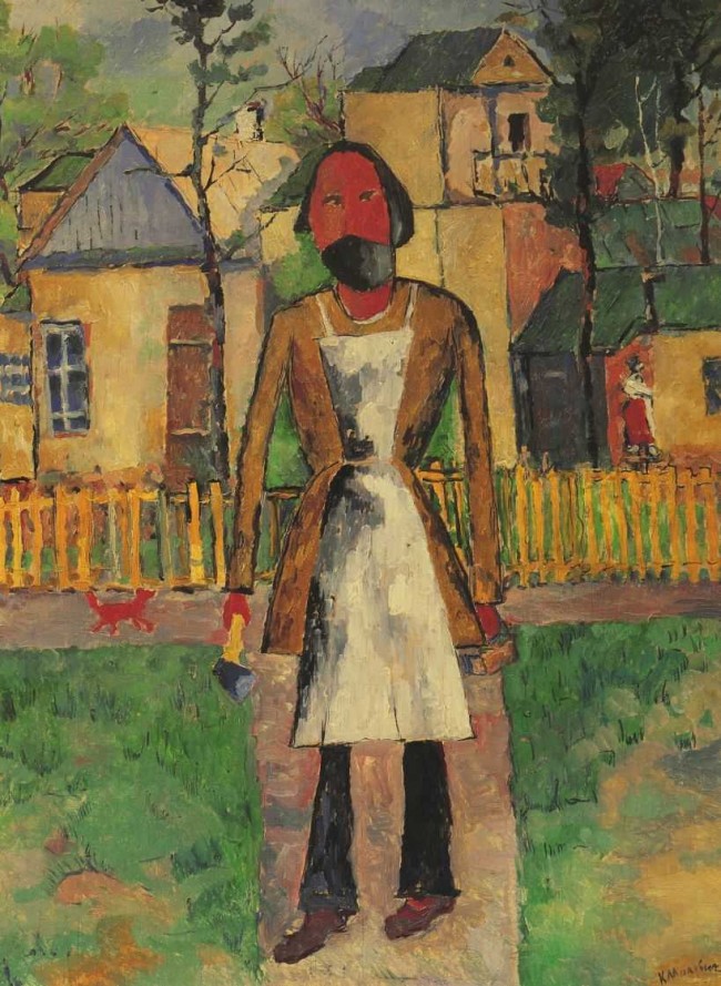 Сочинение по картине: Малевич - "Плотник"