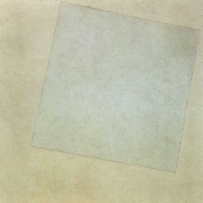 Сочинение по картине: Малевич - "Супрематизм белое на белом"