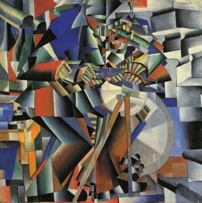 Сочинение по картине: Малевич - "Точильщик"