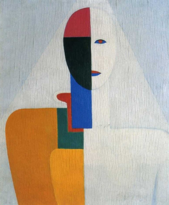 Сочинение по картине: Малевич - "Женская полуфигура"