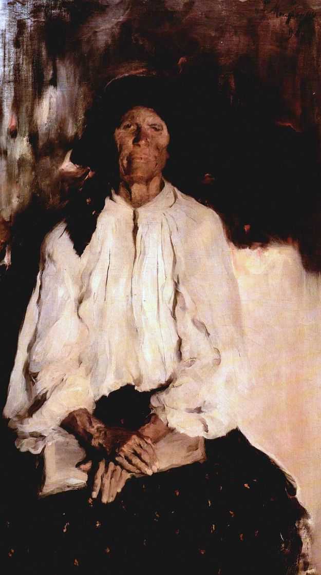 Сочинение по картине: Малявин - "Старуха. Портрет Дарьи Ивановны Татаринцевой"