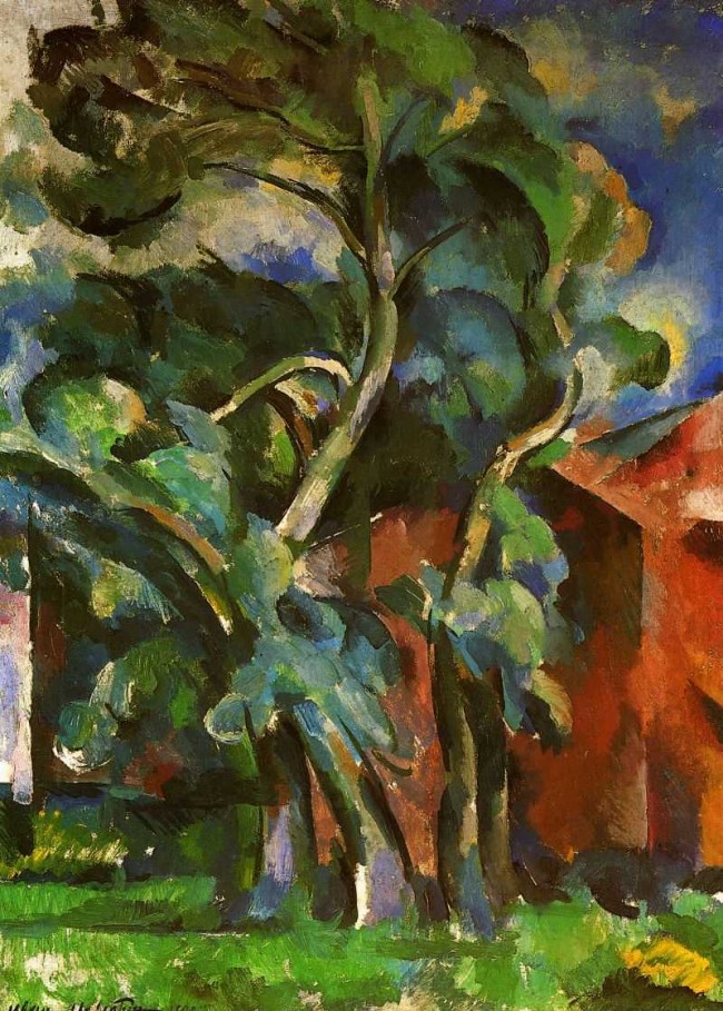 Сочинение по картине: Малютин - "Тополя"