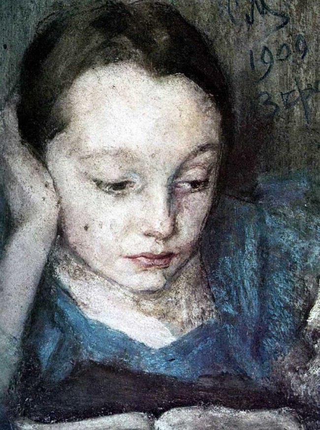 Сочинение по картине: Малютин - "Портрет Веры Малютиной"