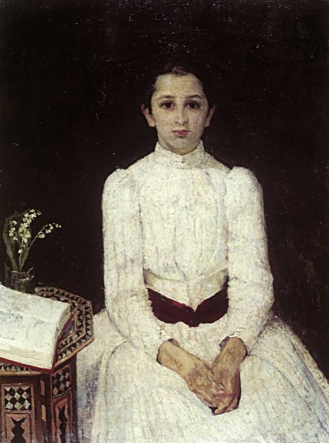 Сочинение по картине: Малютин - "Портрет девочки"