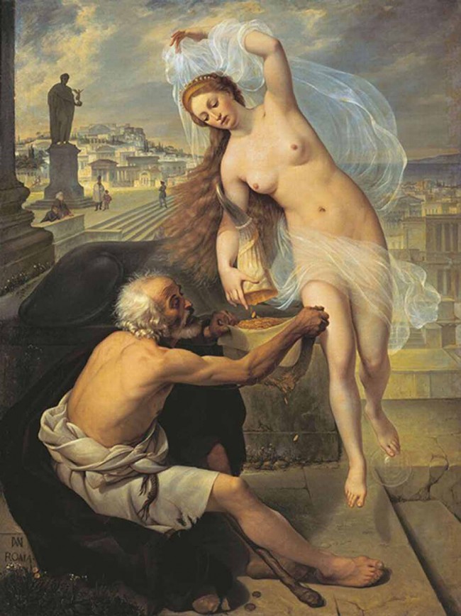 Сочинение по картине: Марков - "Фортуна и нищий"