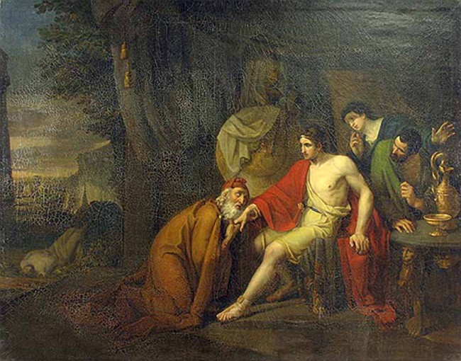 Сочинение по картине: Марков - "Приам, испрашивающий у Ахиллеса тело Гектора" Сочинение по картине: Марков - "Приам, испрашивающий у Ахиллеса тело Гектора"