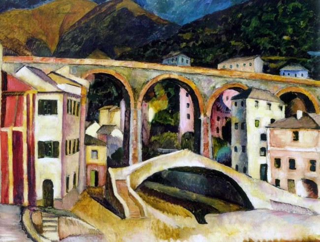 Сочинение по картине: Машков - "Италия. Неври. Пейзаж с акведуком"