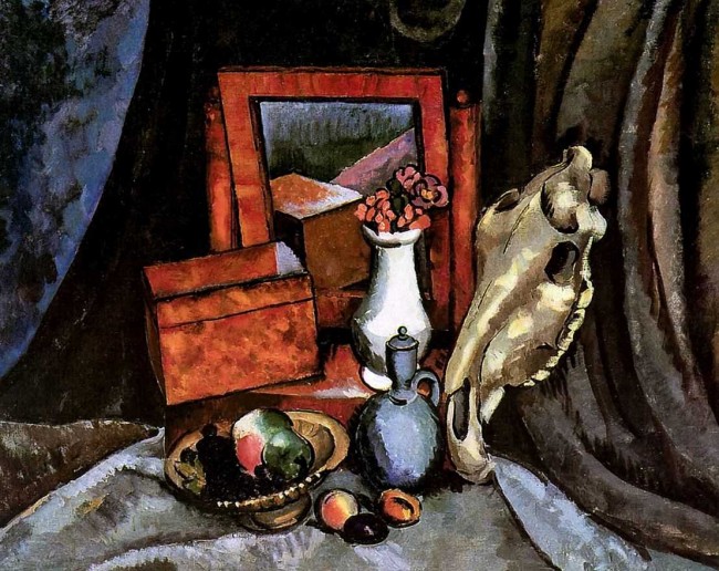 Сочинение по картине: Машков - "Зеркало и череп"