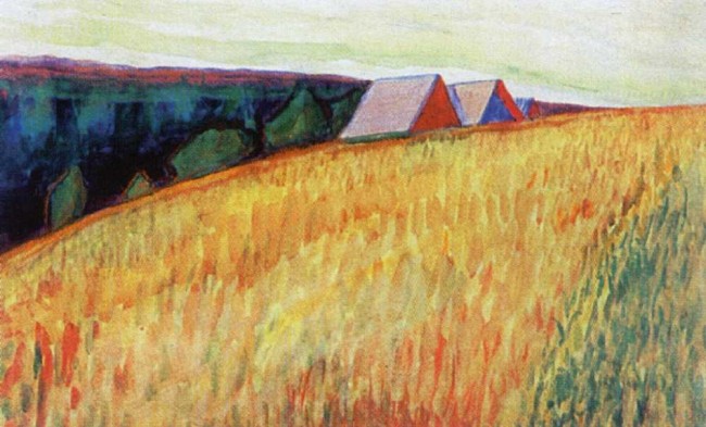 Сочинение по картине: Матюшин - "I пейзаж со всех сторон. Сиверская"