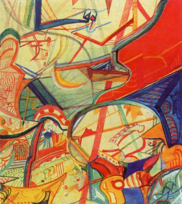 Сочинение по картине: Матюшин - "Цветок человека"