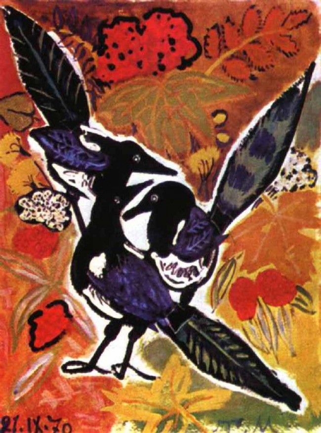 Сочинение по картине: Маврина - "Сороки"