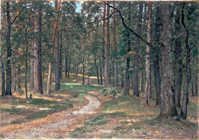 Сочинение по картине: Менк - "Тропинка в лесу"