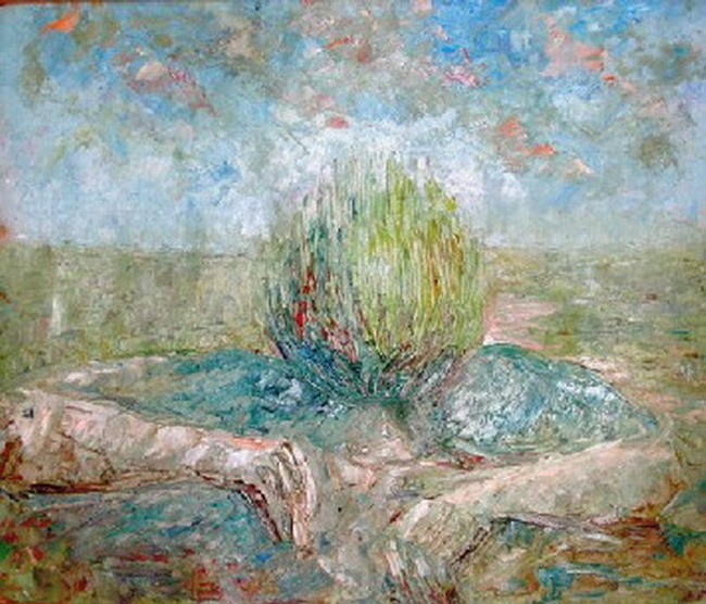 Сочинение по картине: Меркулов - "Куст"