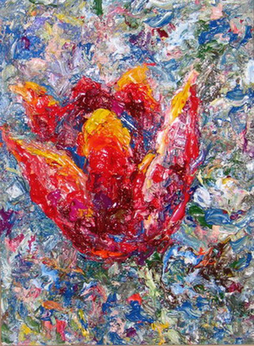 Сочинение по картине: Меркулов - "Цветок"