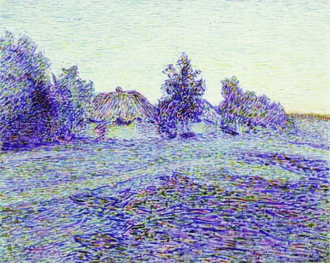 Сочинение по картине: Мещерин - "Перед рассветом (В июньскую ночь)"