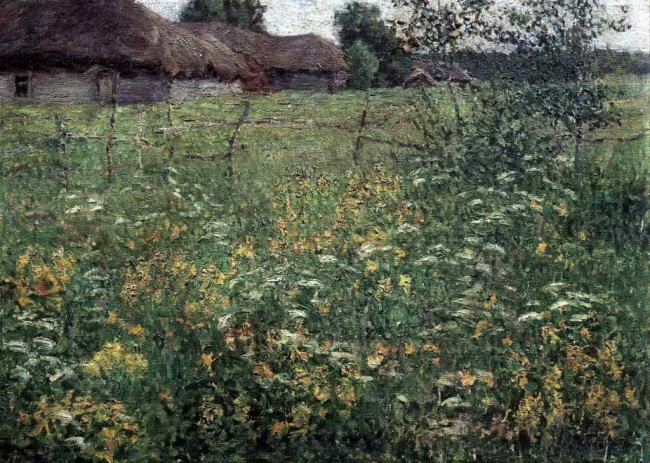 Сочинение по картине: Мещерин - "Пейзаж со строениями"