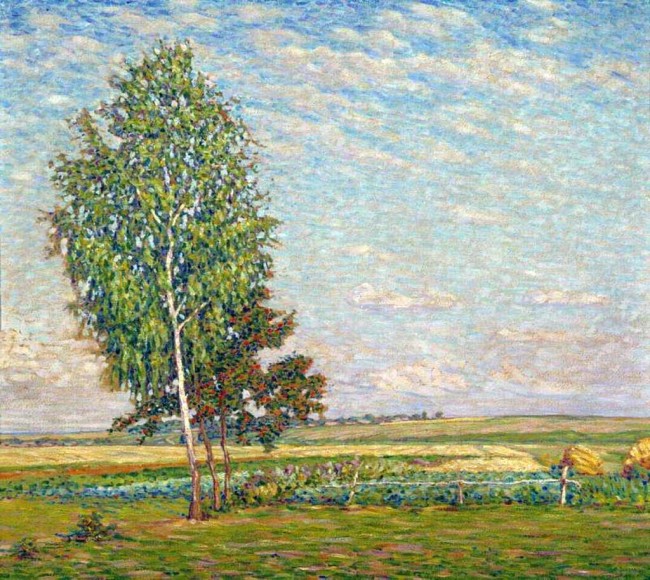 Сочинение по картине: Мещерин - "Рябинка"