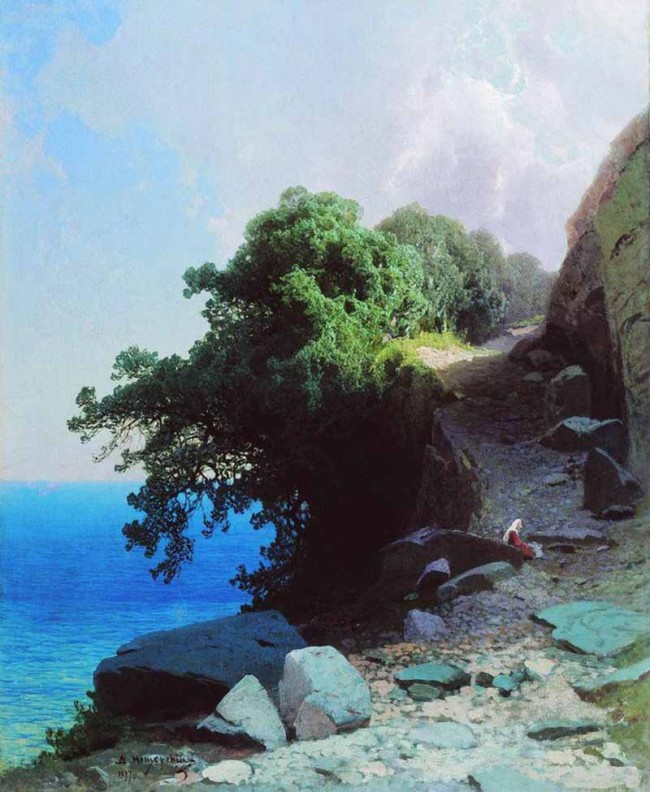 Сочинение по картине: Мещерский - "Морской вид"