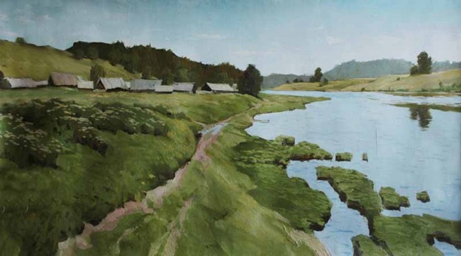 Сочинение по картине: Мирошников - "Чусовая"