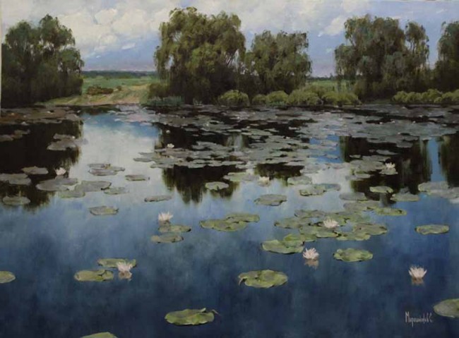 Сочинение по картине: Мирошников - "Кувшинки"