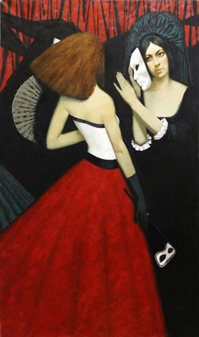 Сочинение по картине: Мирошников - "Pазговор"