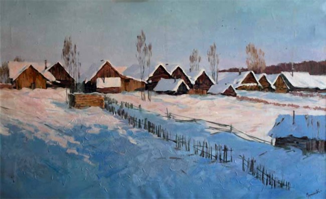 Сочинение по картине: Мирошников - "Последние лучи"