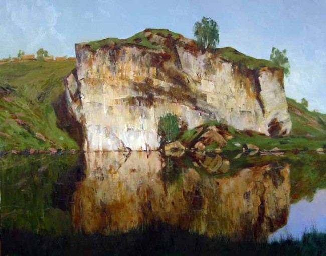 Сочинение по картине: Мирошников - "Скала Шайтан"