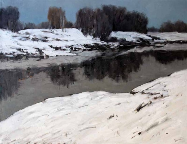 Сочинение по картине: Мирошников - "Весна" Сочинение по картине: Мирошников - "Весна"