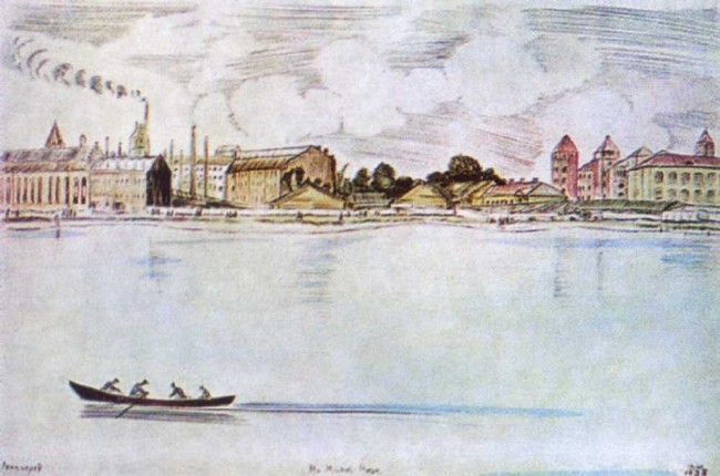 Сочинение по картине: Митрохин - "На Малой Невке"