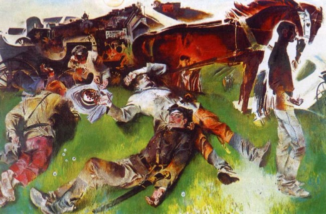 Сочинение по картине: Моисеенко - "Черешня"