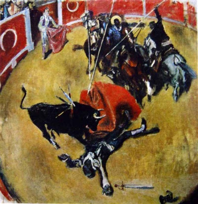 Сочинение по картине: Моисеенко - "Дон Кихот и Испания в картинах Евсея Моисеенко"
