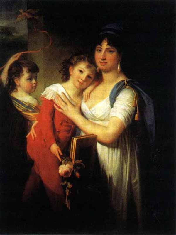 Сочинение по картине: Молчанов - "Муравьева-Апостол Анна Семеновна, Матвей Иванович и Екатерина Ивановна (ее дети)"