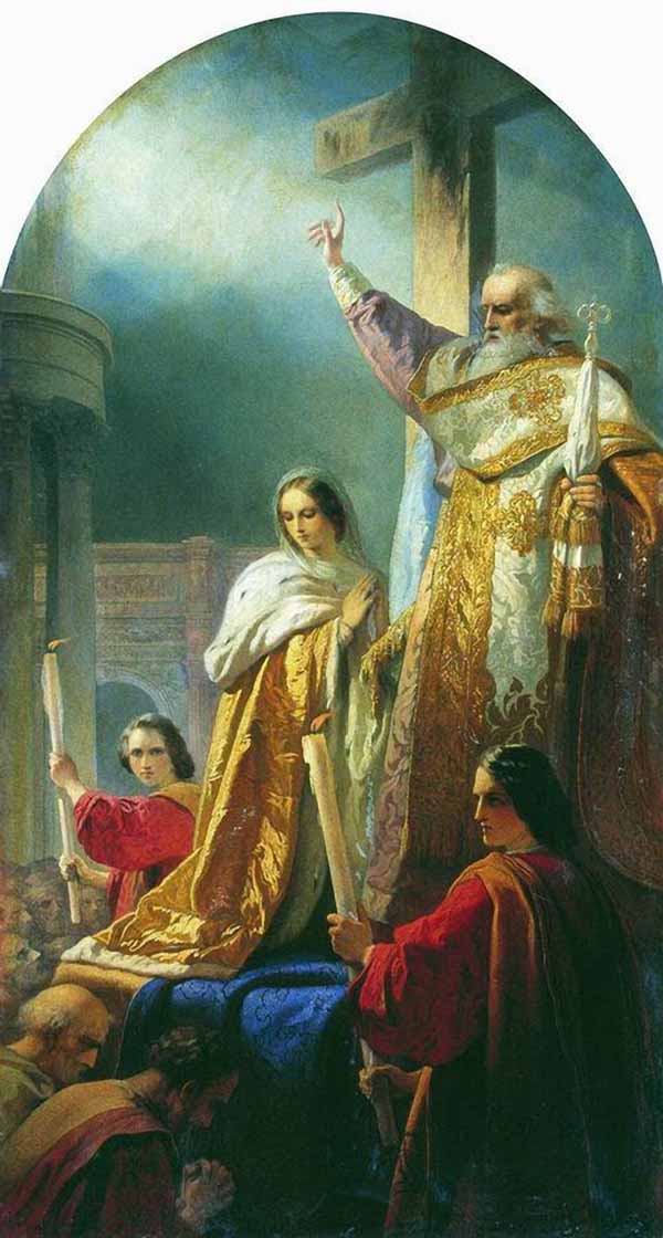 Сочинение по картине: Нефф - "Воздвижение креста"