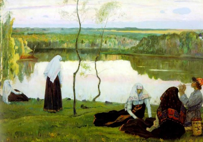 Сочинение по картине: Нестеров - "За Волгой"