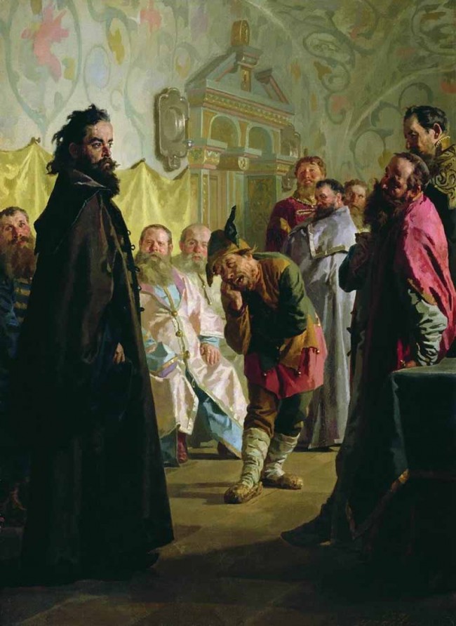 Сочинение по картине: Неврев - "Шут (Опальный боярин)"