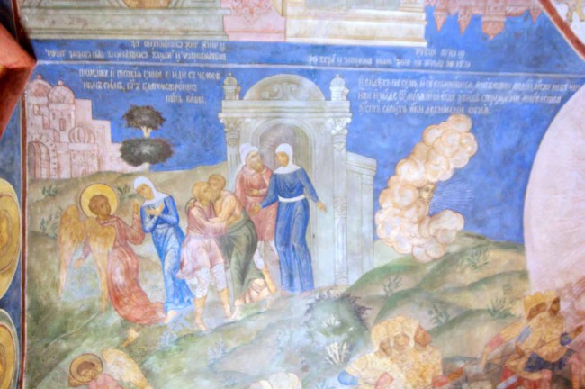 Сочинение по картине: Никитин - "Фреска Ипатьевского монастыря в Костроме"