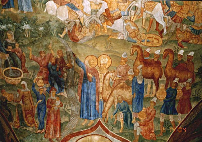 Сочинение по картине: Никитин - "Роспись Ипатьевского монастыря в Костроме"