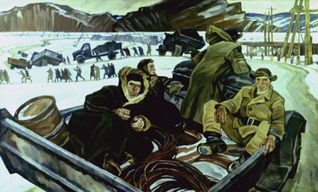 Сочинение по картине: Никонов - "Наши будни"