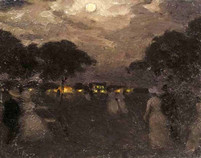 Сочинение по картине: Нилус - "Вечерняя прогулка"