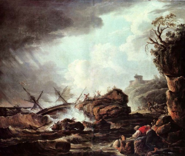 Сочинение по картине: Орловский - "Кораблекрушение"
