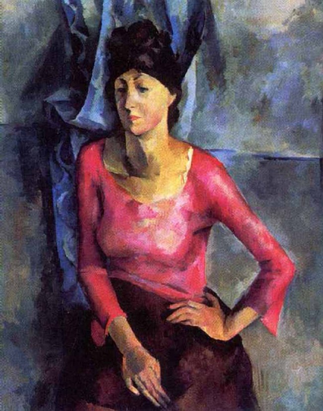 Сочинение по картине: Осмеркин - "Портрет Е.Т.Барковой"